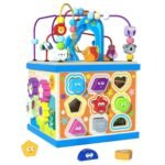 Montessori Wooden Activity Cube - Image 2