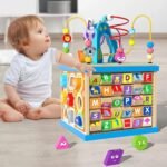 Montessori Wooden Activity Cube - Image 8